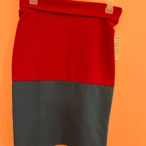 Stylish Red and Blue Women's Skirt